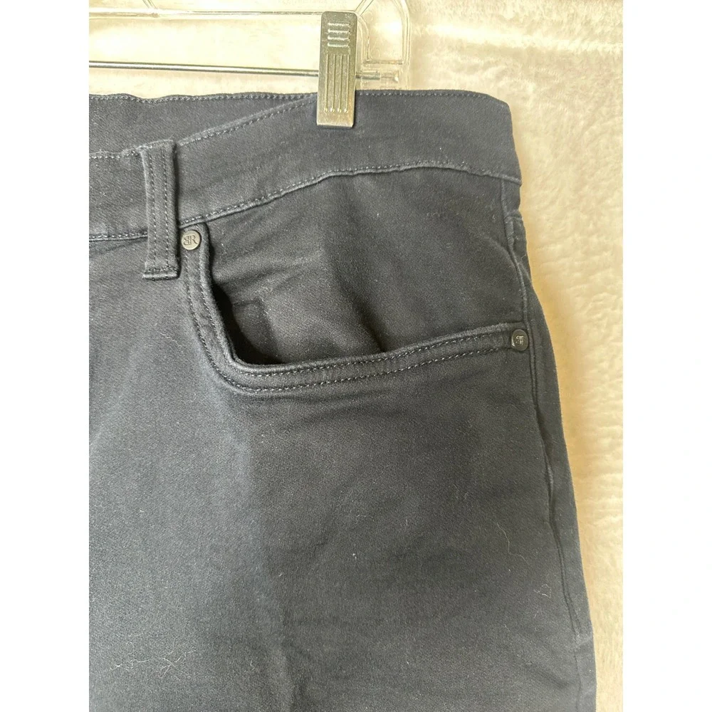 Banana Republic Mens 34x30 Black Straight Leg 5-Pocket Pants Chinos 0572